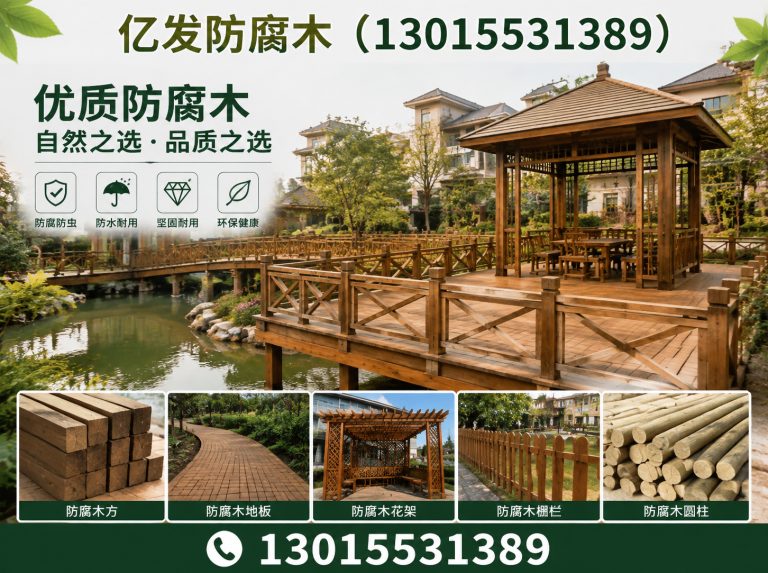 金水区防腐木凉亭展示图